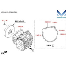 mobis transmission at 6-speed hyundai santa fe 2015-18